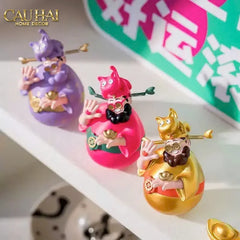 Tết Couture - Tượng Kim Thần Tài Hí Lộc-TƯỢNG TRANG TRÍ-CẬU HAI HOME DECOR