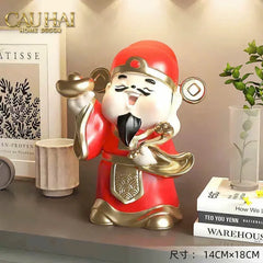 Tết Couture - Tượng Thần Tài Kim Tinh Tụ Bảo-CẬU HAI HOME DECOR