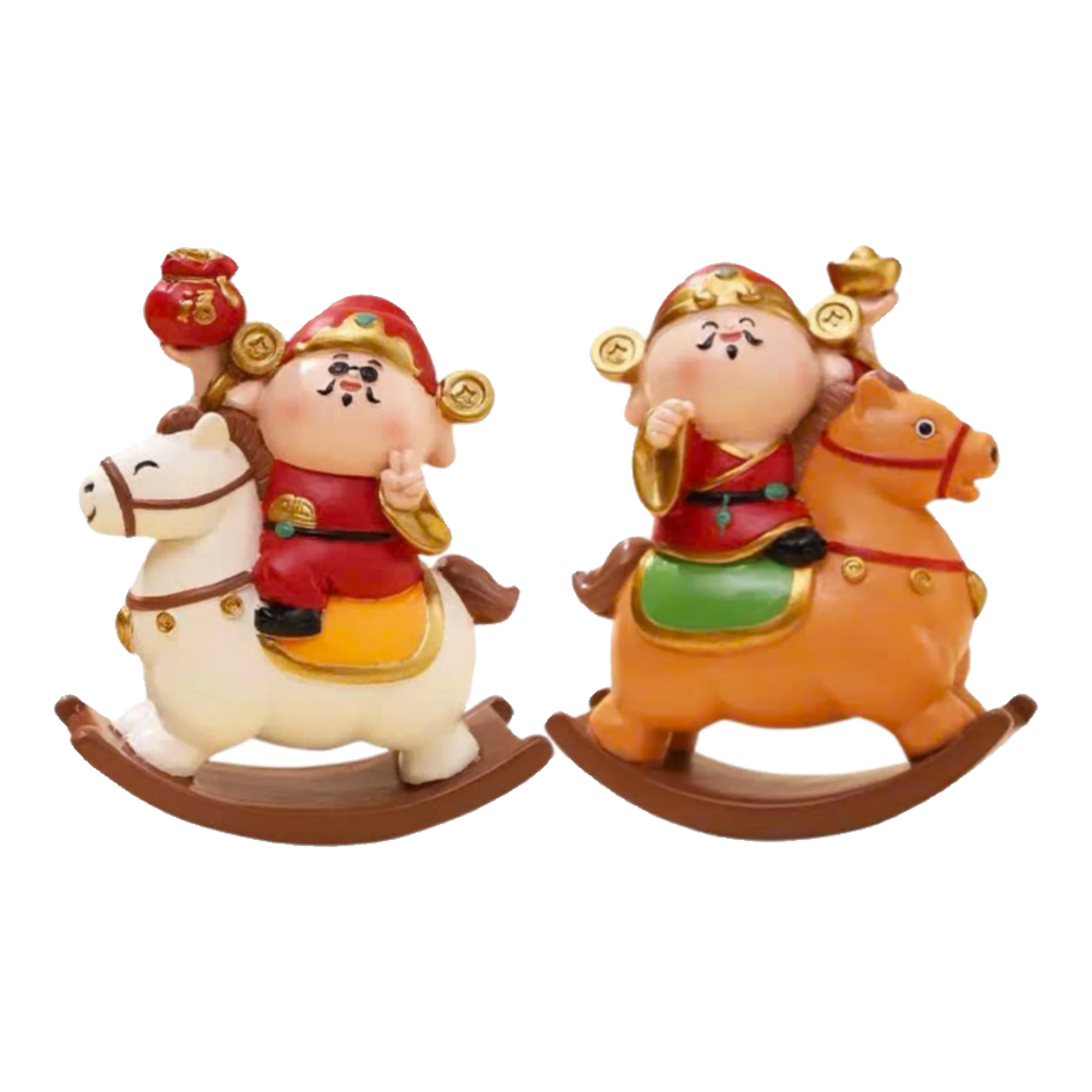 Tết Couture - Set Tượng Thần Tài Mã Đáo Song Hỷ