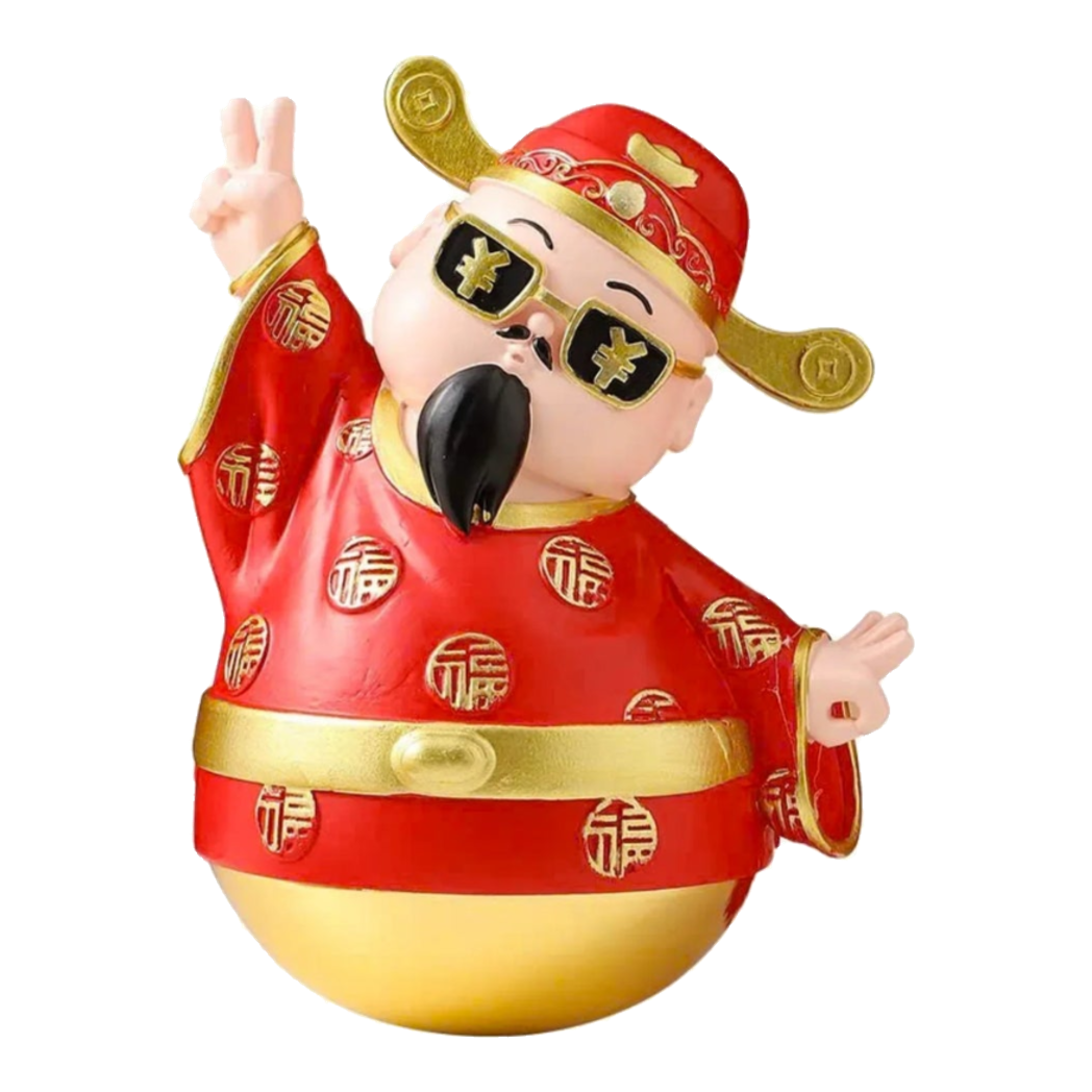 Tết Couture - Tượng Thần Tài "Say Hi" Hello Fortune Roly-Poly