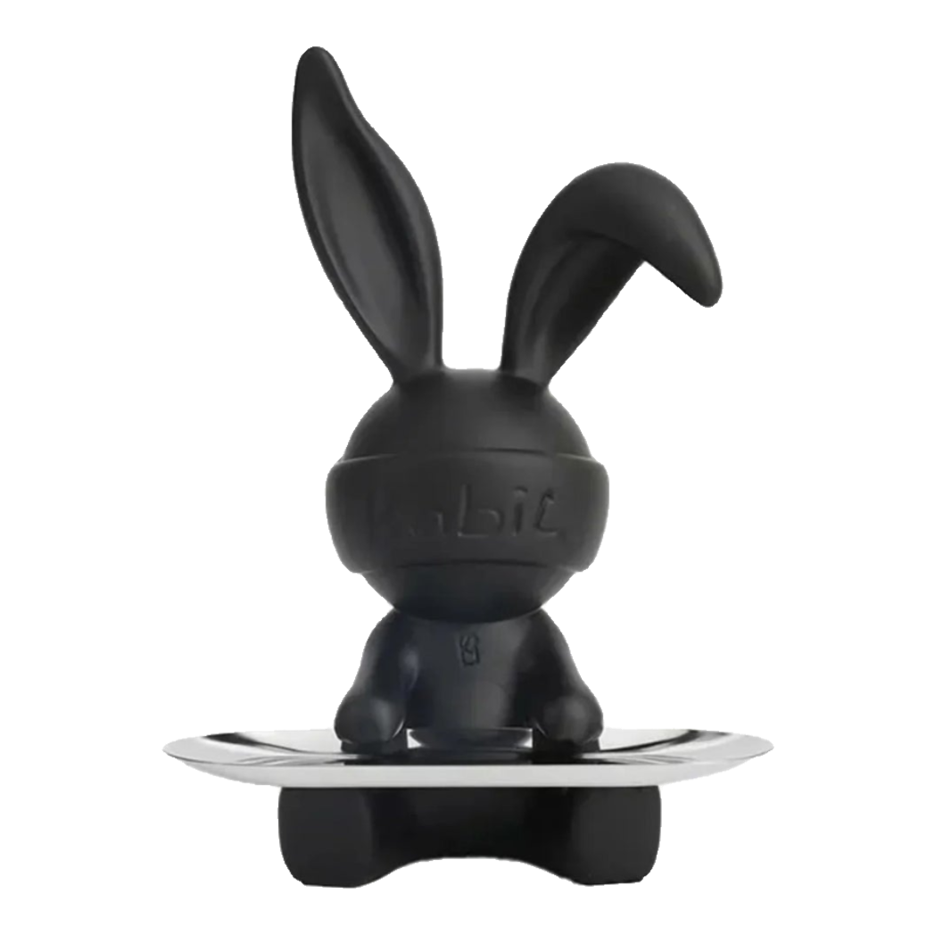 Tượng Thỏ Figurine Modern Art Toy Black Lapin H31