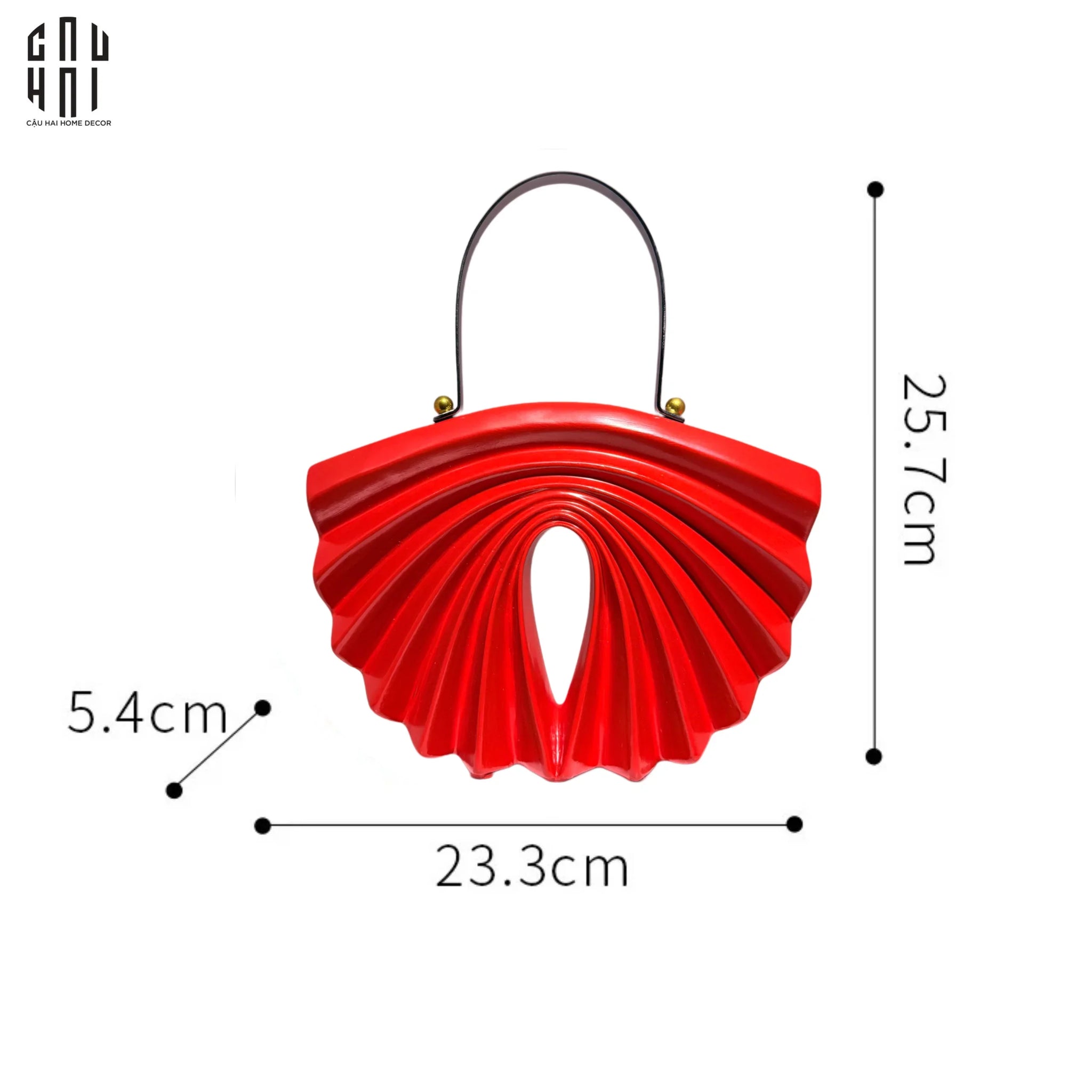 Tết Couture - Tượng Túi Xách Runway Rouge High Heel-TƯỢNG TRANG TRÍ-CẬU HAI HOME DECOR