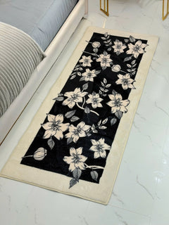 Thảm Bed Dệt Kim 60X160 Nocturne Florale-THẢM TRÒN - THẢM BED-CẬU HAI HOME DECOR