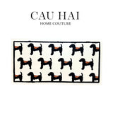Thảm Bed Dệt Kim 80X160 - Noble Caniche - Bed Carpet-THẢM TRÒN - THẢM BED-CẬU HAI HOME DECOR