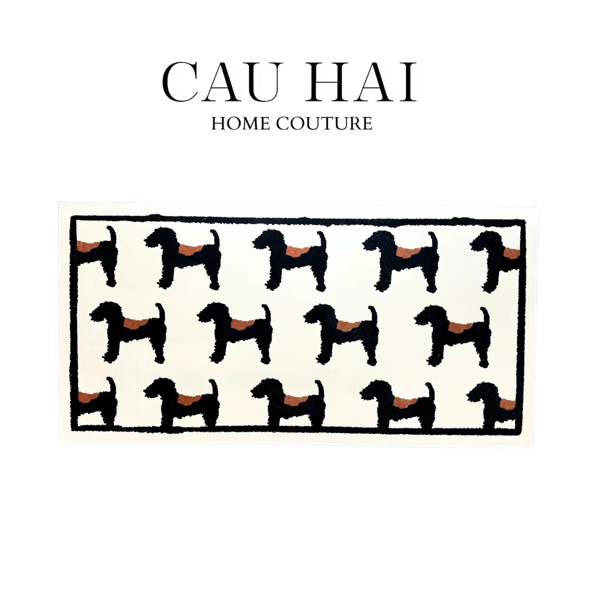 Thảm Bed Dệt Kim 80X160 - Noble Caniche - Bed Carpet-THẢM TRÒN - THẢM BED-CẬU HAI HOME DECOR