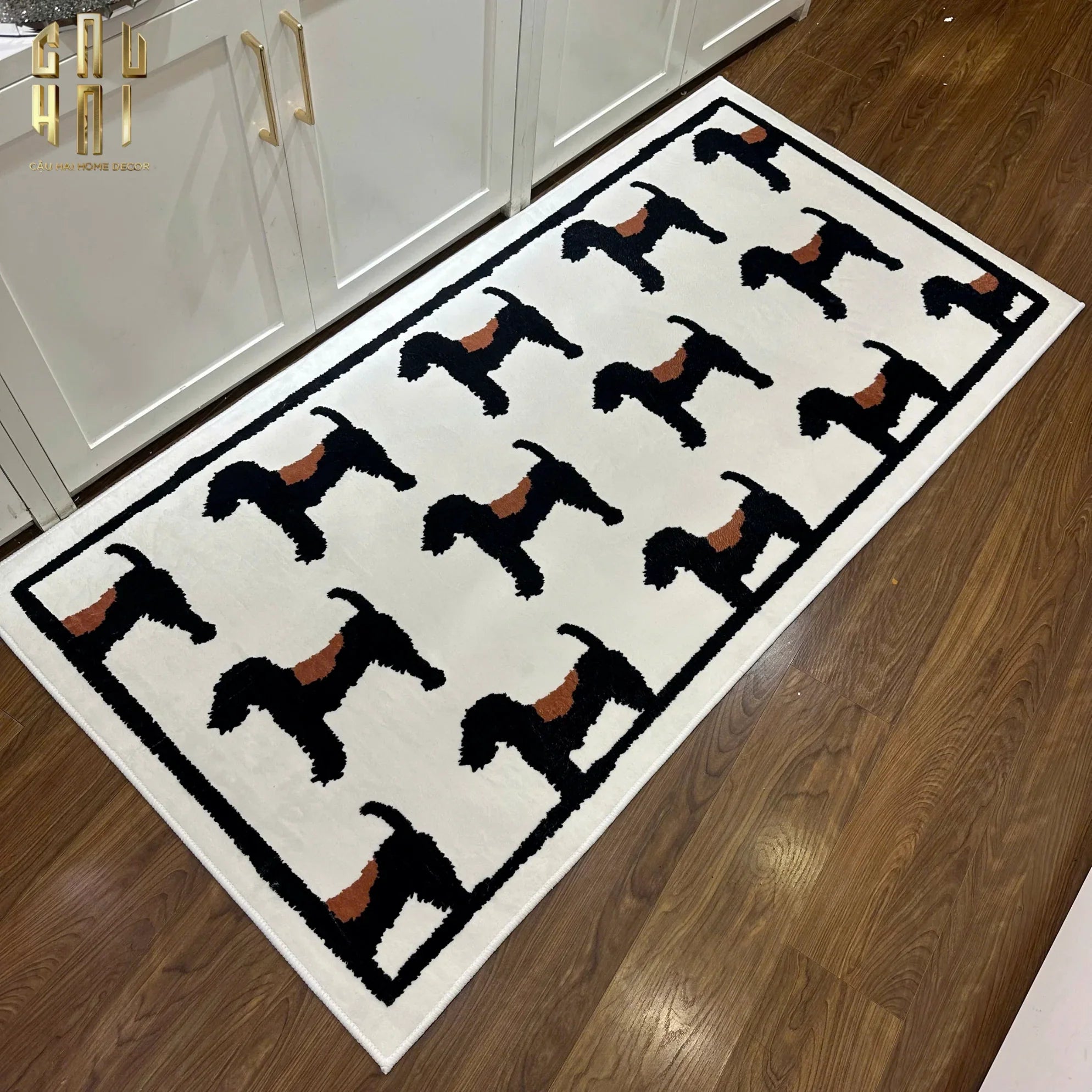 Thảm Bed Dệt Kim 80X160 - Noble Caniche - Bed Carpet-CẬU HAI HOME DECOR