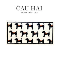 Thảm Bed Dệt Kim 80X160 - Noble Caniche - Bed Carpet-CẬU HAI HOME DECOR