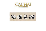 Thảm Bed Dệt Kim 80X160 - Panda Parade-THẢM TRÒN - THẢM BED-CẬU HAI HOME DECOR