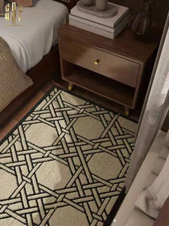 Thảm Bed Len Đan Sợi Vòng 60X160 Cannage D.O D'Ivoire-THẢM TRÒN - THẢM BED-CẬU HAI HOME DECOR