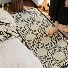 Thảm Bed Len Đan Sợi Vòng 60X160 Cannage D.O D'Ivoire-CẬU HAI HOME DECOR