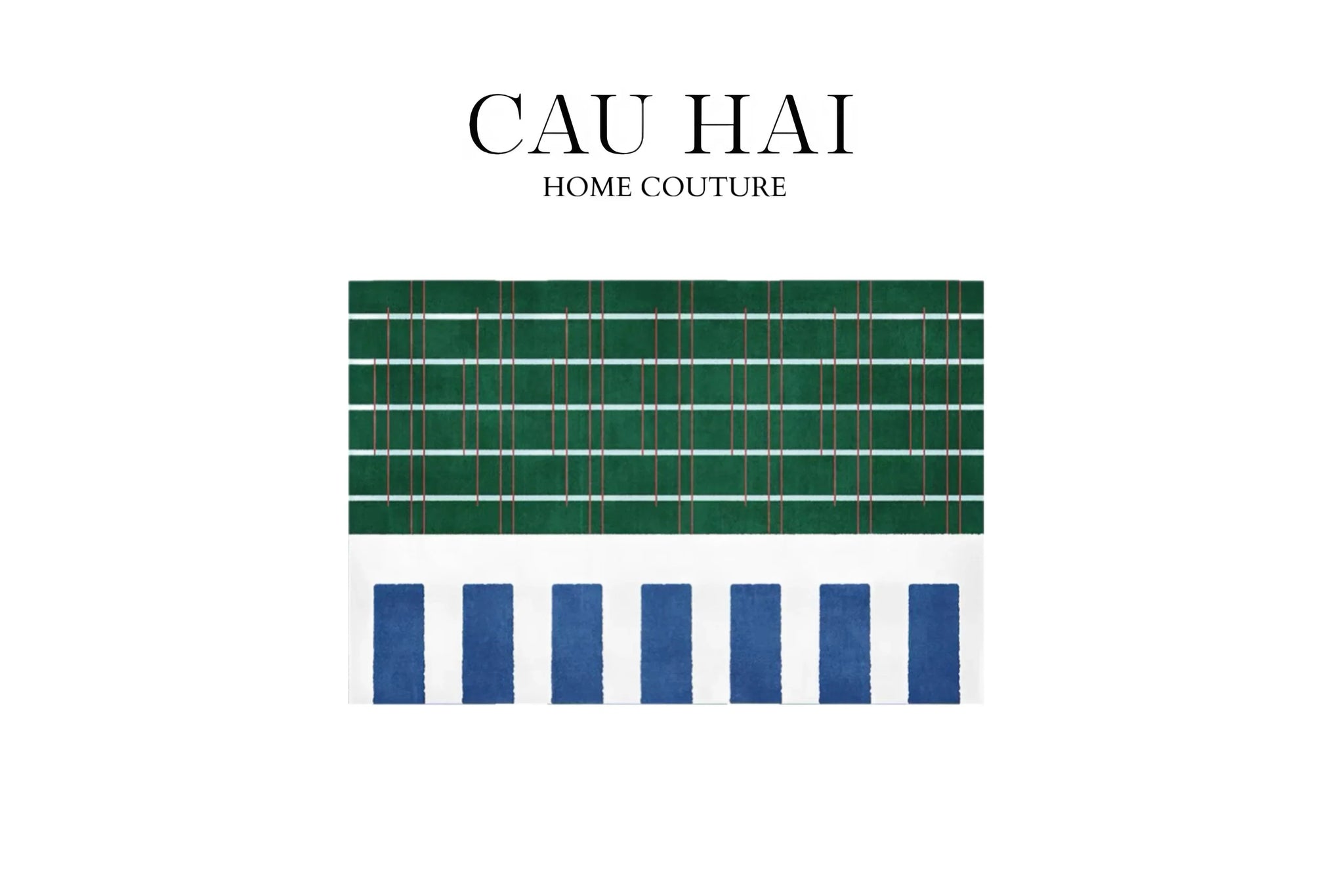 Thảm Bed Nhung Bỉ 80×160 - Emerald Sonata Keys-THẢM TRÒN - THẢM BED-CẬU HAI HOME DECOR