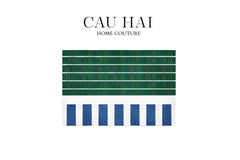 Thảm Bed Nhung Bỉ 80×160 - Emerald Sonata Keys-THẢM TRÒN - THẢM BED-CẬU HAI HOME DECOR
