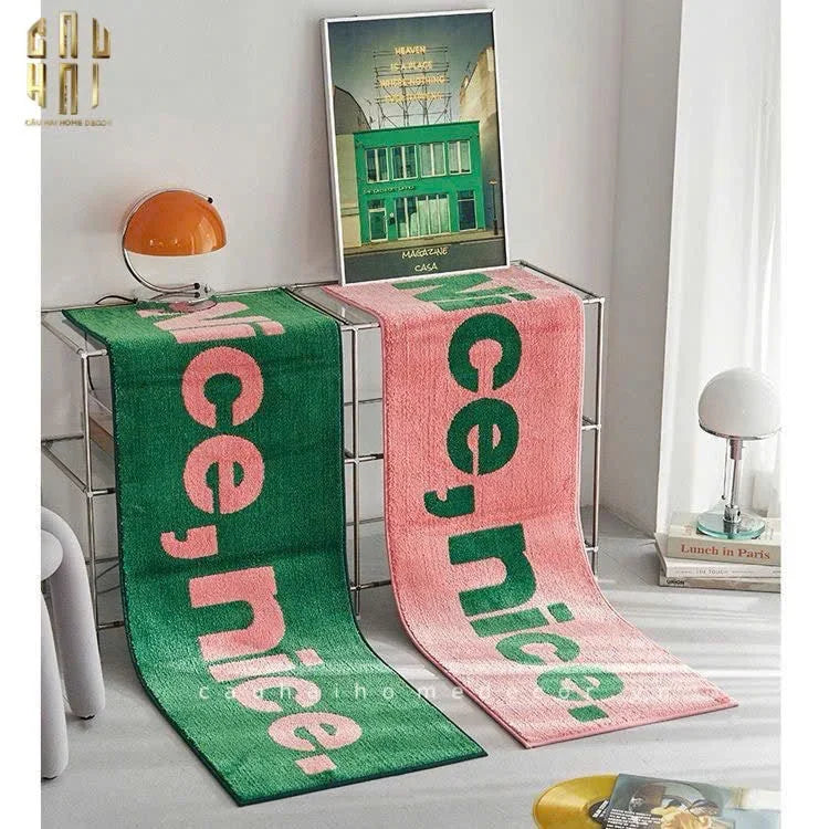 Thảm Bed Sợi Dệt 50X160 - Nice & Nice-THẢM TRÒN - THẢM BED-CẬU HAI HOME DECOR