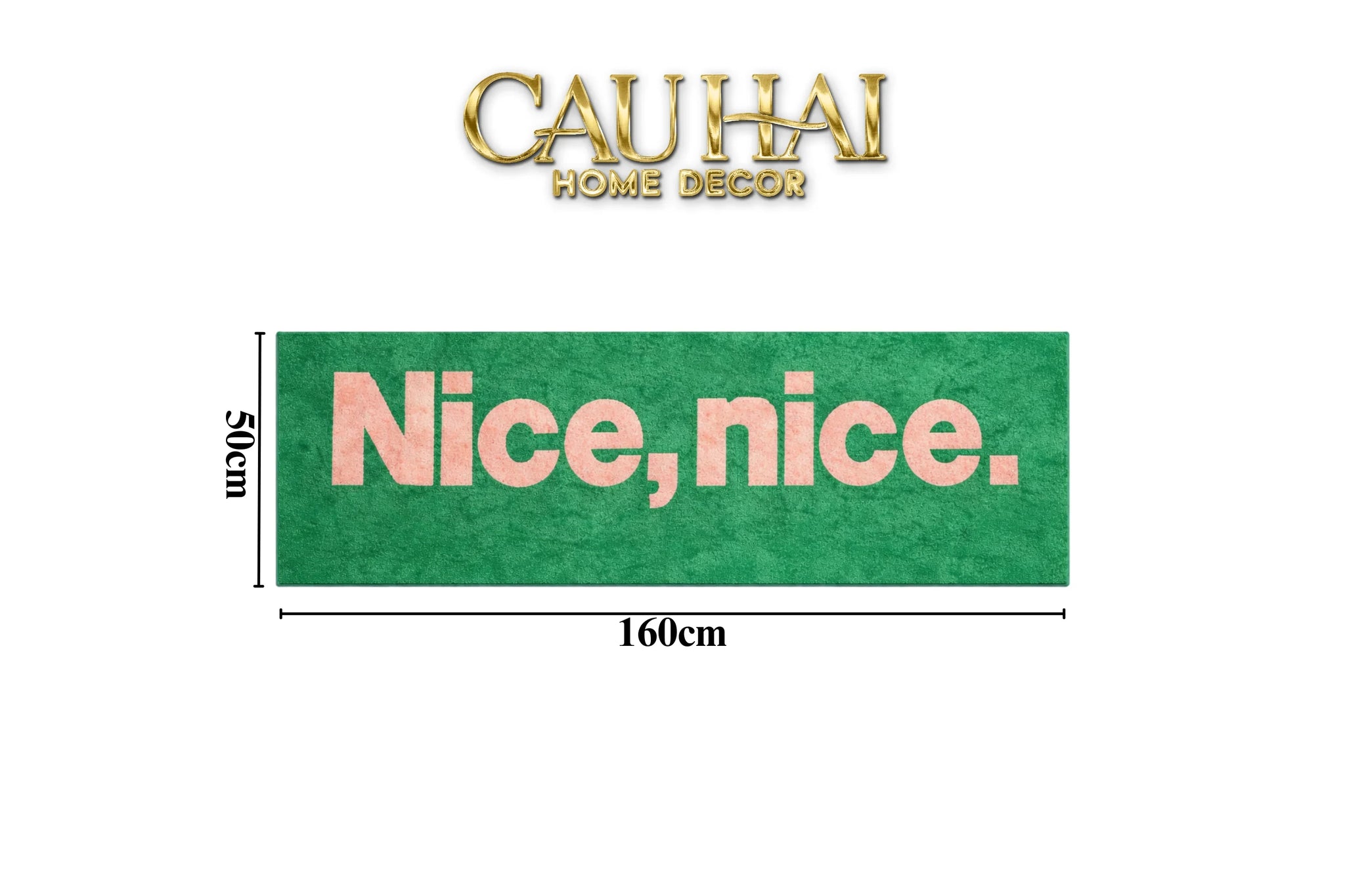 Thảm Bed Sợi Dệt 50X160 - Nice & Nice-THẢM TRÒN - THẢM BED-CẬU HAI HOME DECOR