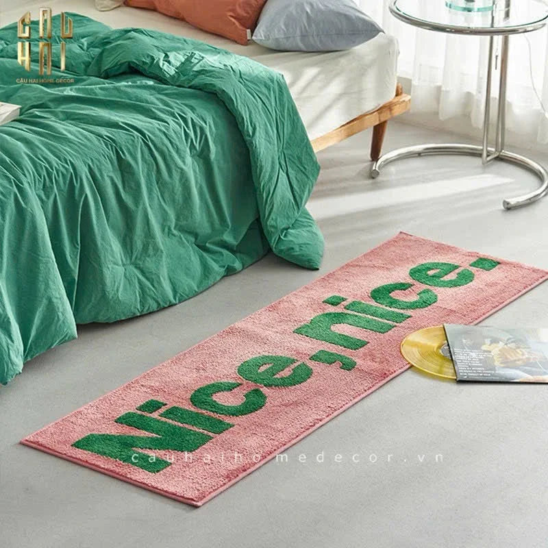 Thảm Bed Sợi Dệt 50X160 - Nice & Nice-THẢM TRÒN - THẢM BED-CẬU HAI HOME DECOR