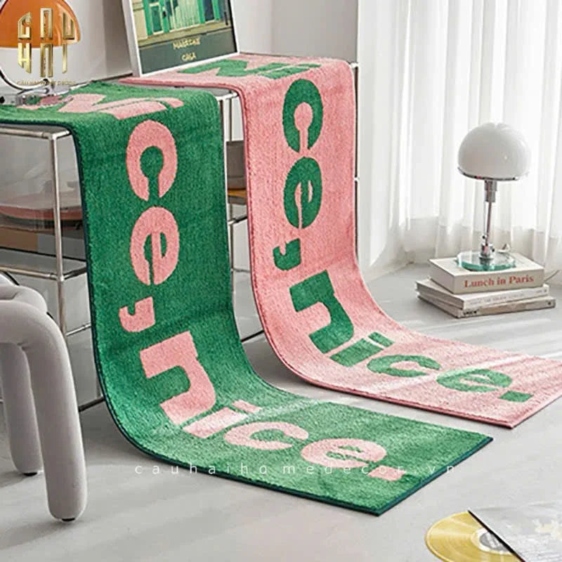 Thảm Bed Sợi Dệt 50X160 - Nice & Nice-THẢM TRÒN - THẢM BED-CẬU HAI HOME DECOR