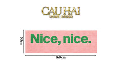 Thảm Bed Sợi Dệt 50X160 - Nice & Nice-THẢM TRÒN - THẢM BED-CẬU HAI HOME DECOR
