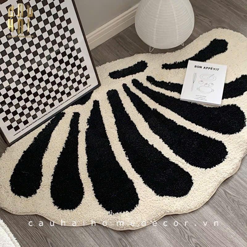Thảm Bed Sợi Dệt Shell Bloom 70X110Cm-CẬU HAI HOME DECOR