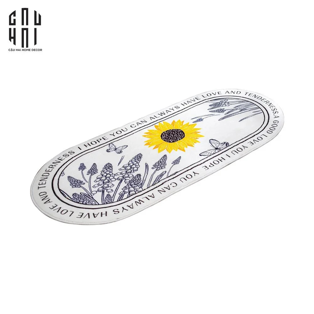 Thảm Bed Sunflower-THẢM BED-CẬU HAI HOME DECOR