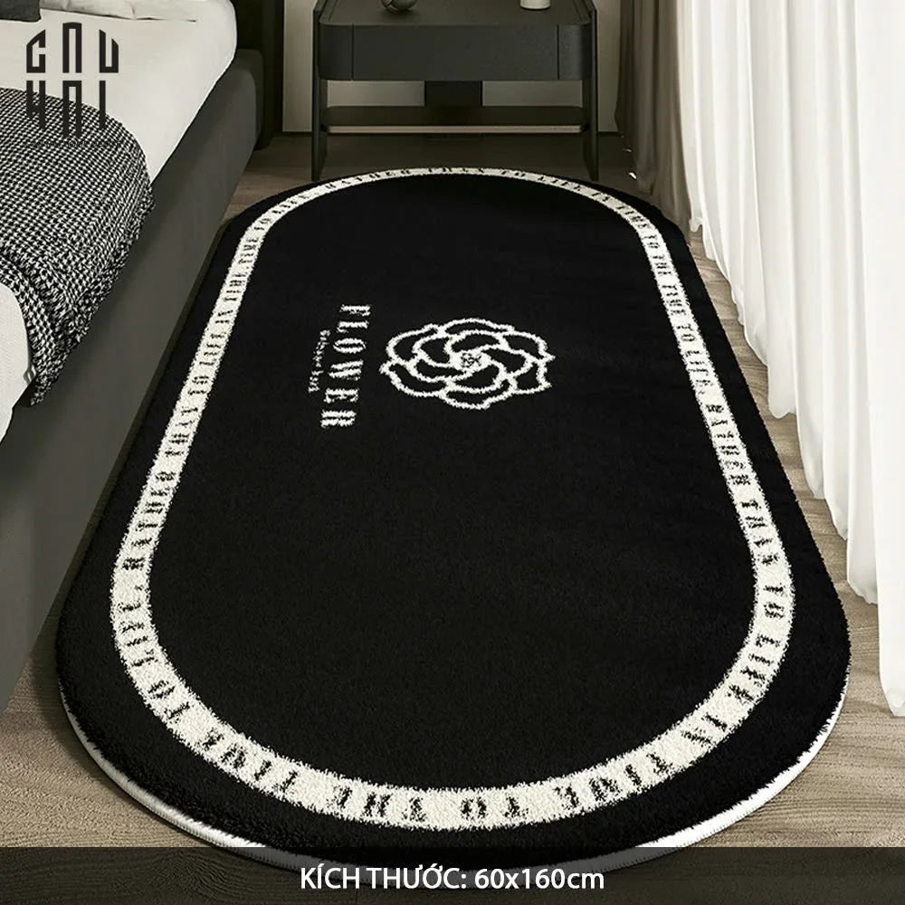 Thảm Bedding Dệt Kim - 60x160 Luxury Camélia-THẢM TRÒN - THẢM BED-CẬU HAI HOME DECOR