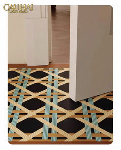 Thảm Bếp Da Cao Cấp - Water & Oil Repellent 45X150 - Amber Cannage-THẢM BẾP-CẬU HAI HOME DECOR