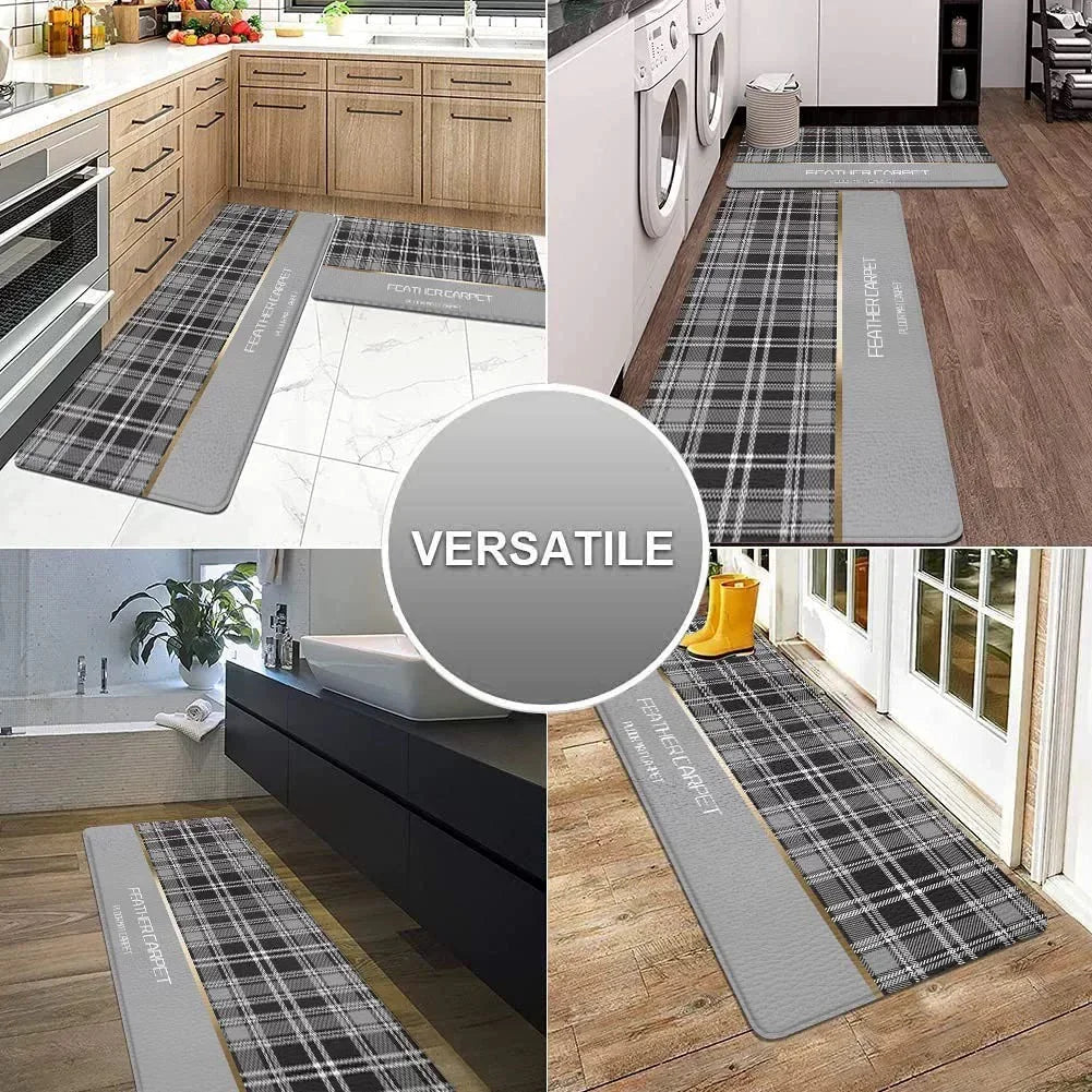 Thảm Bếp Da Cao Cấp - Water & Oil Repellent 45X150 - Feather Carpet-THẢM BẾP-CẬU HAI HOME DECOR