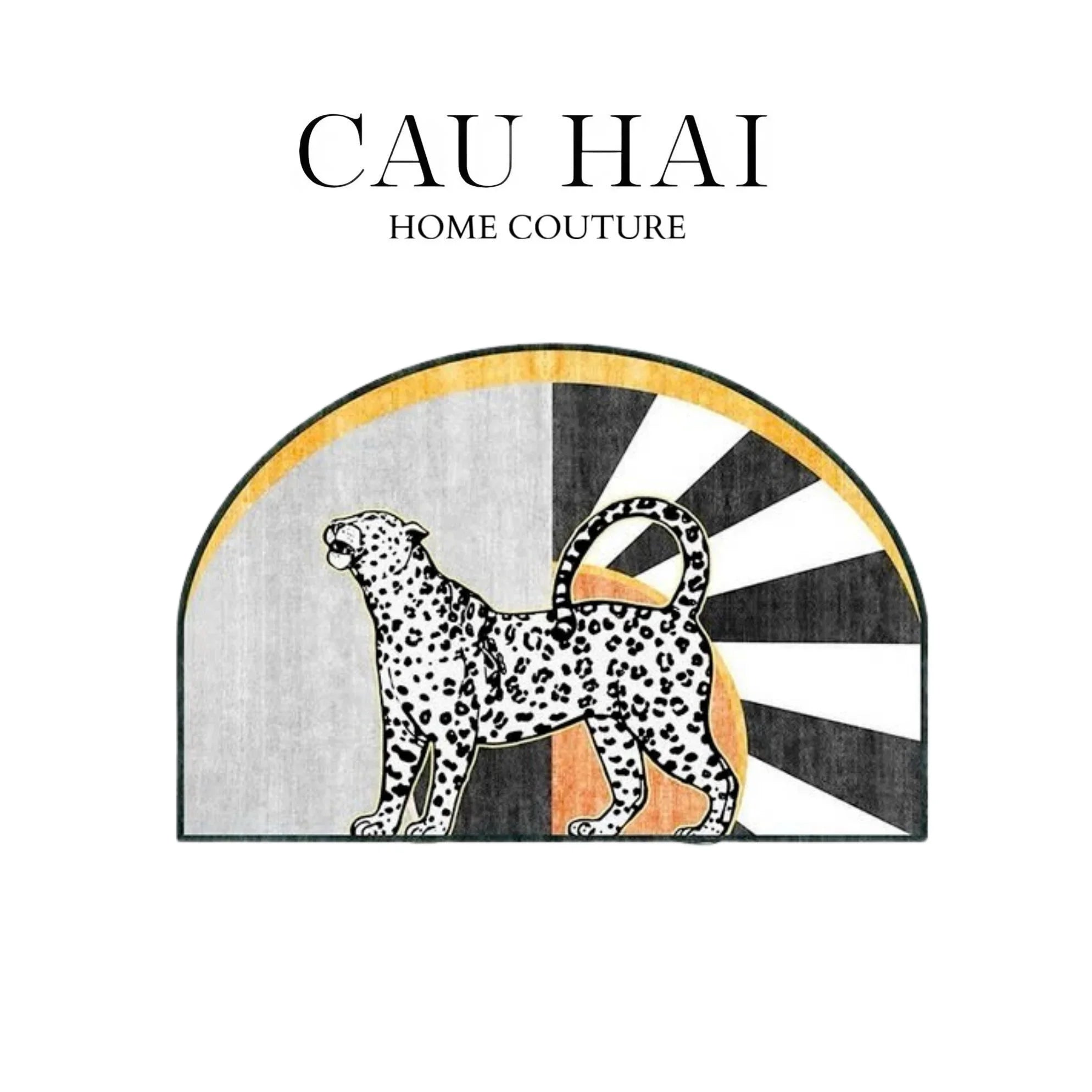 Thảm Cửa 60X90 - La Panthère Impériale-THẢM CỬA-CẬU HAI HOME DECOR