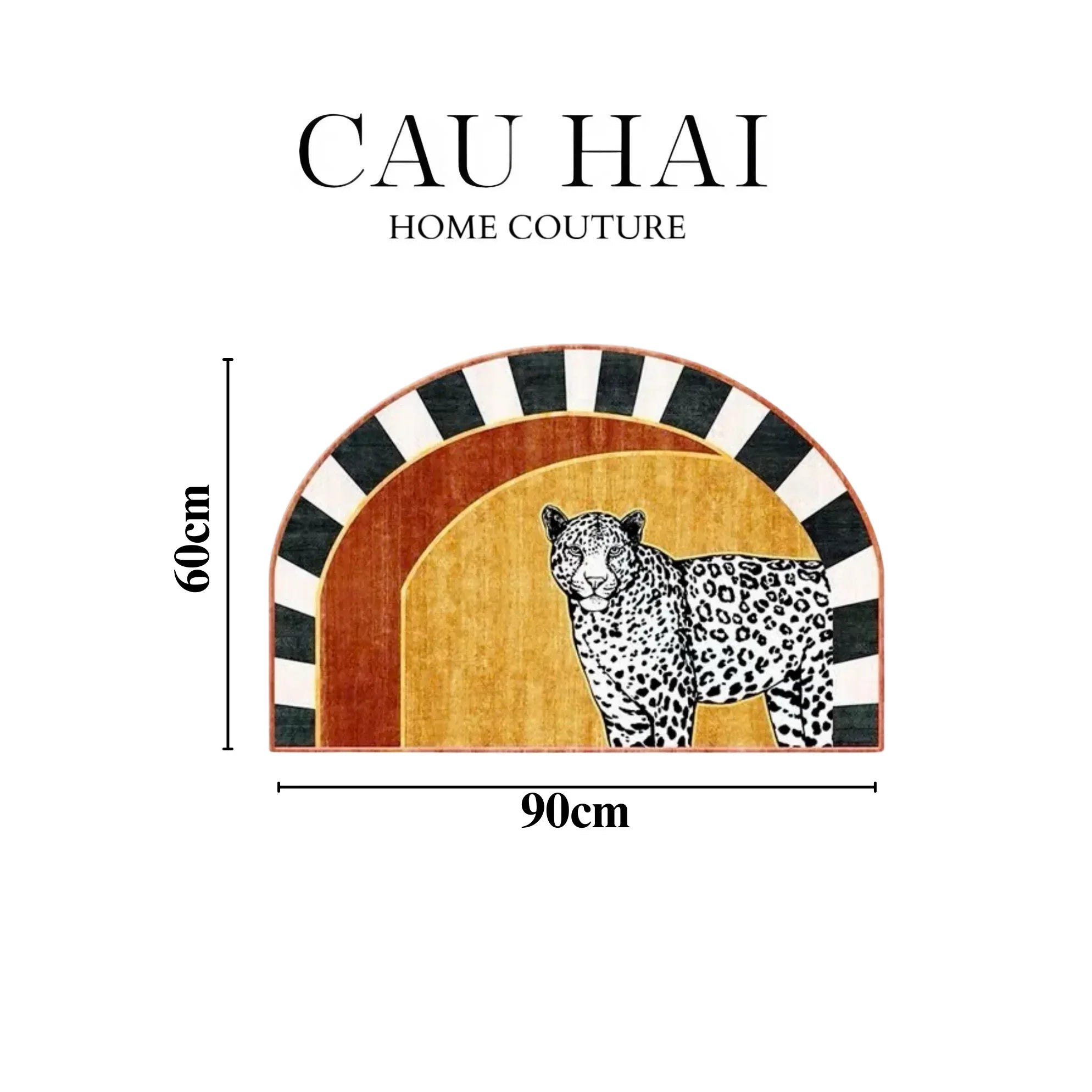 Thảm Cửa 60X90 - Panthère De Cirque-THẢM CỬA-CẬU HAI HOME DECOR