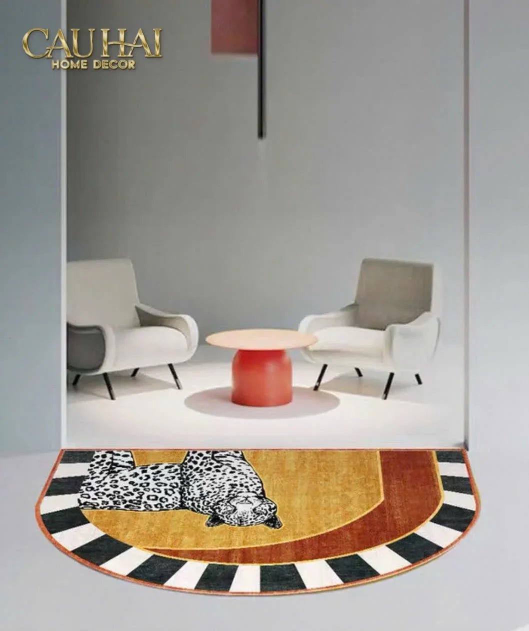 Thảm Cửa 60X90 - Panthère De Cirque-THẢM CỬA-CẬU HAI HOME DECOR