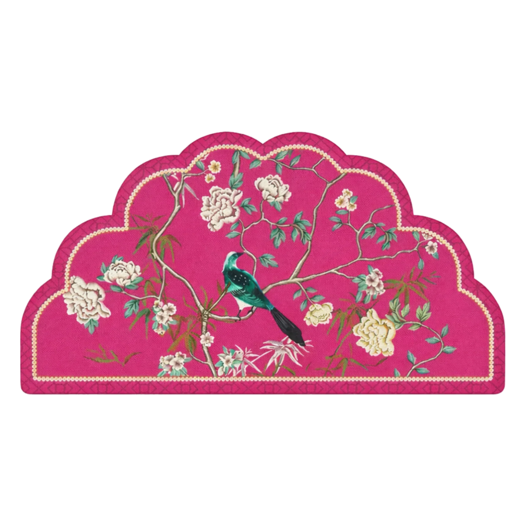Thảm Cửa / Thảm Bathroom Micro-Nappa Gen8 45x80 Fuchsia Pink Jardin Ruyi Dynasty-THẢM CỬA-CẬU HAI HOME DECOR