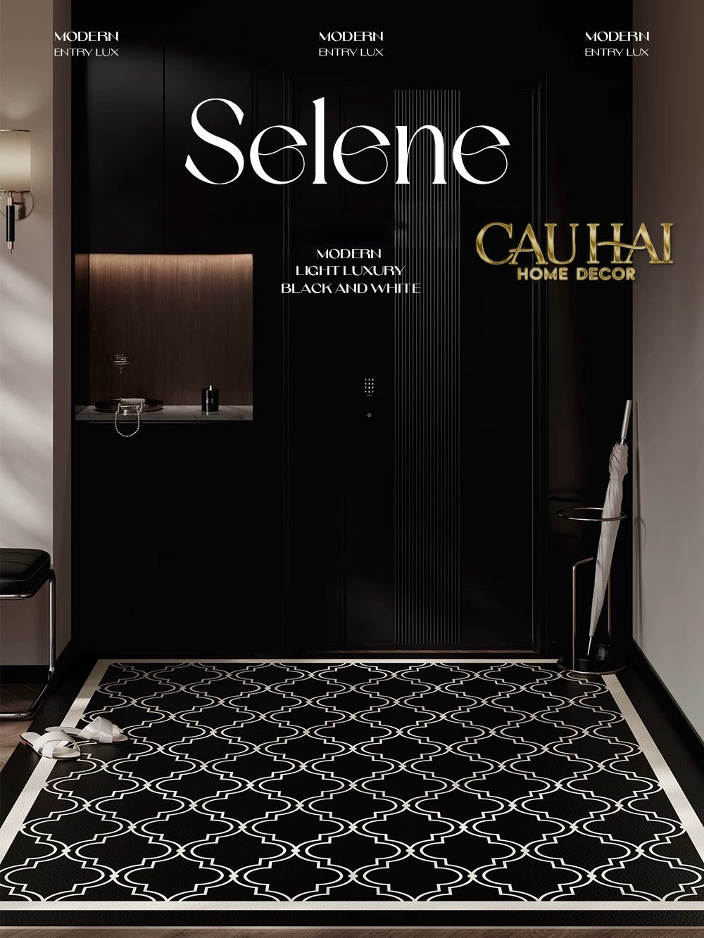 Thảm Cửa / Bathroom Micro-Nappa Gen8 45x90 Savoir Atélier Trellis-CẬU HAI HOME DECOR