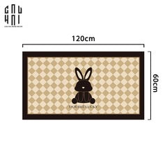 Thảm Cửa Da 60X120 Golden Bunny - Rectangle-THẢM CỬA-CẬU HAI HOME DECOR