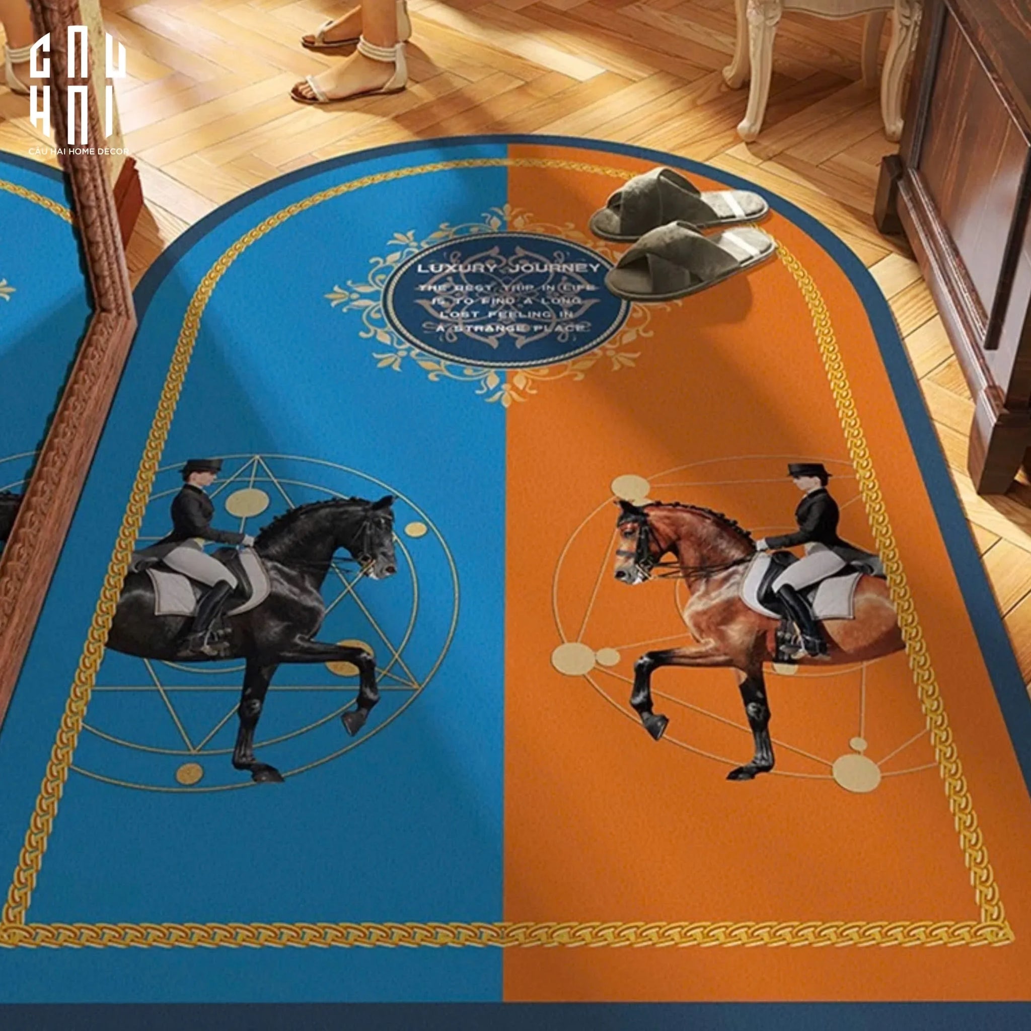 Thảm Cửa Da 80X120 - Ob Horseman-THẢM CỬA-CẬU HAI HOME DECOR