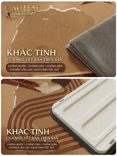 Thảm Cứa Da Cao Cấp - Water & Oil Repellent 80x120 Ngựa Kỵ Mã Hoàng Gia - Royaux Chevaux-CẬU HAI HOME DECOR