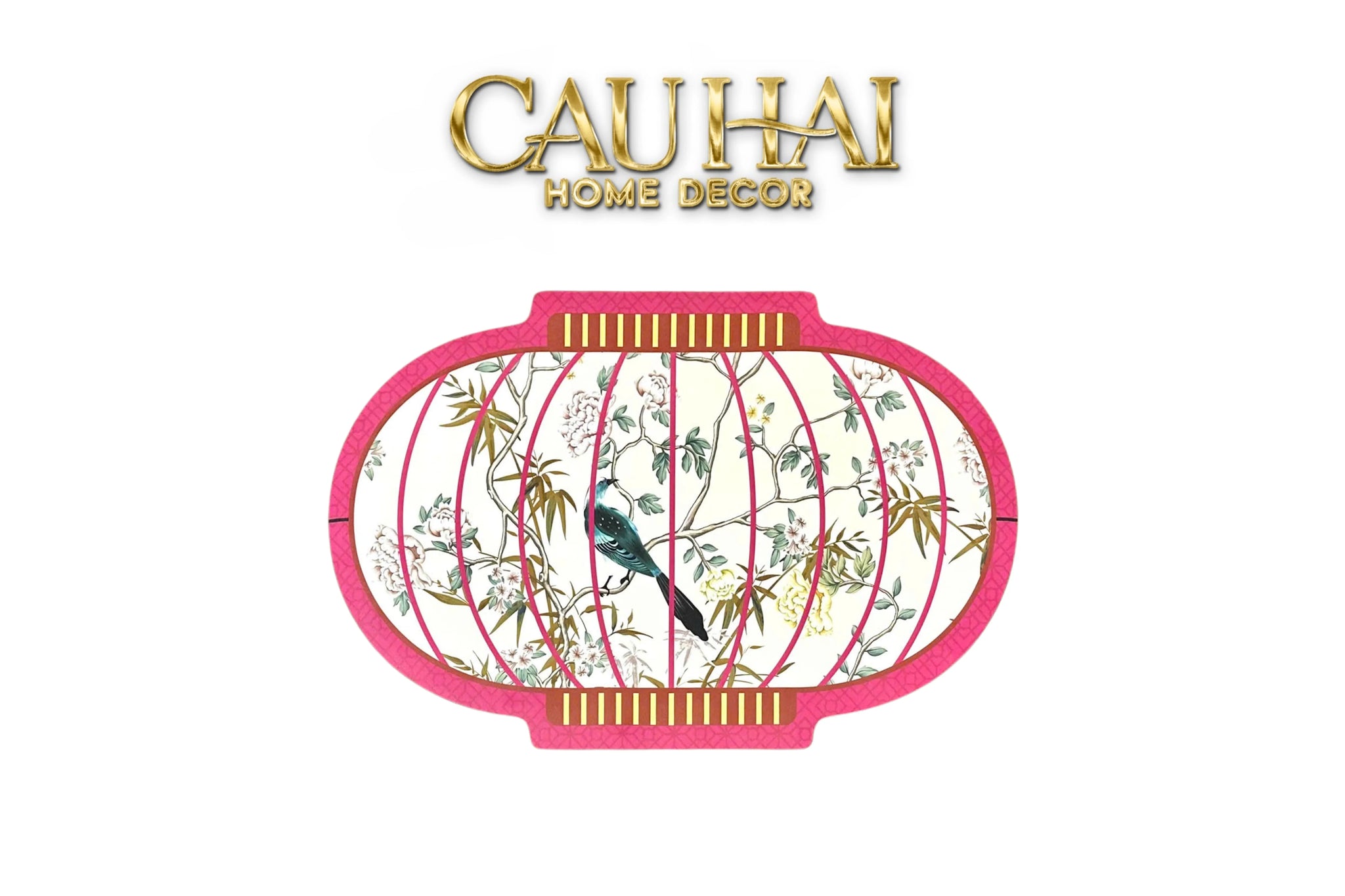 Thảm Cửa Micro Nappa Gen8 50X80 - Dynasty Spring Lantern-THẢM CỬA-CẬU HAI HOME DECOR