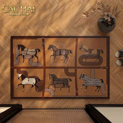 Thảm Cửa Microfiber 50x75 Équestre Héritage Cheval de Voyage-THẢM CỬA-CẬU HAI HOME DECOR
