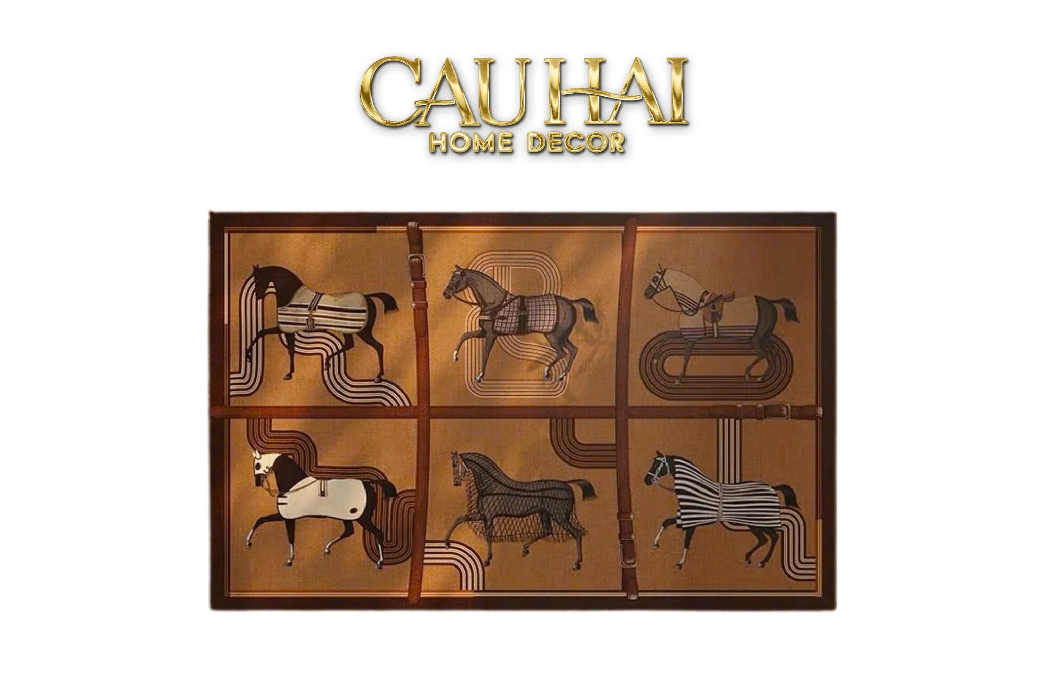 Thảm Cửa Microfiber 50x75 Équestre Héritage Cheval de Voyage-THẢM CỬA-CẬU HAI HOME DECOR