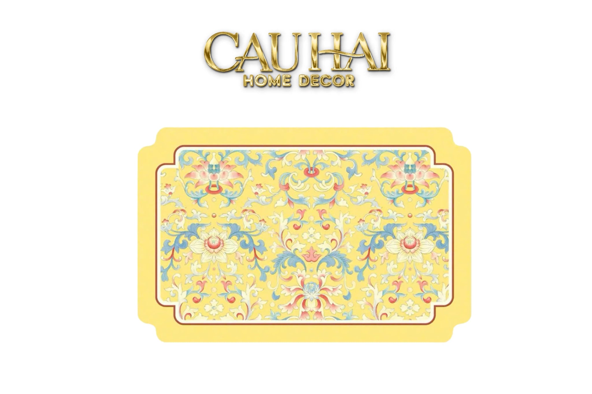 Thảm Cửa Microfiber 50x75 – Hoa Văn Pastel Đối Xứng Florals-THẢM CỬA-CẬU HAI HOME DECOR