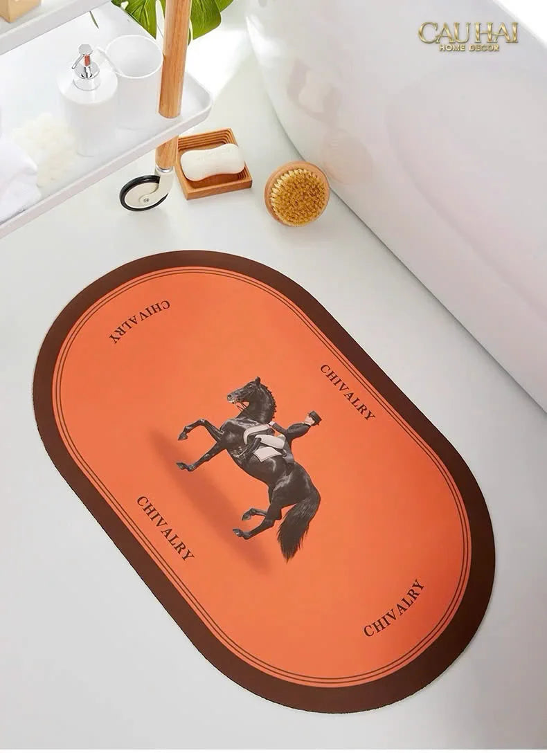 Thảm Cửa Microfiber 60X90 - Chivalry Polo Horseman Équestre-THẢM CỬA-Đối tác tại Trung Quốc theo từng đơn đặt hàng-CẬU HAI HOME DECOR
