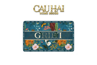 Thảm Cửa Microfiber 60X90 - Jungle Gg - Navy-CẬU HAI HOME DECOR