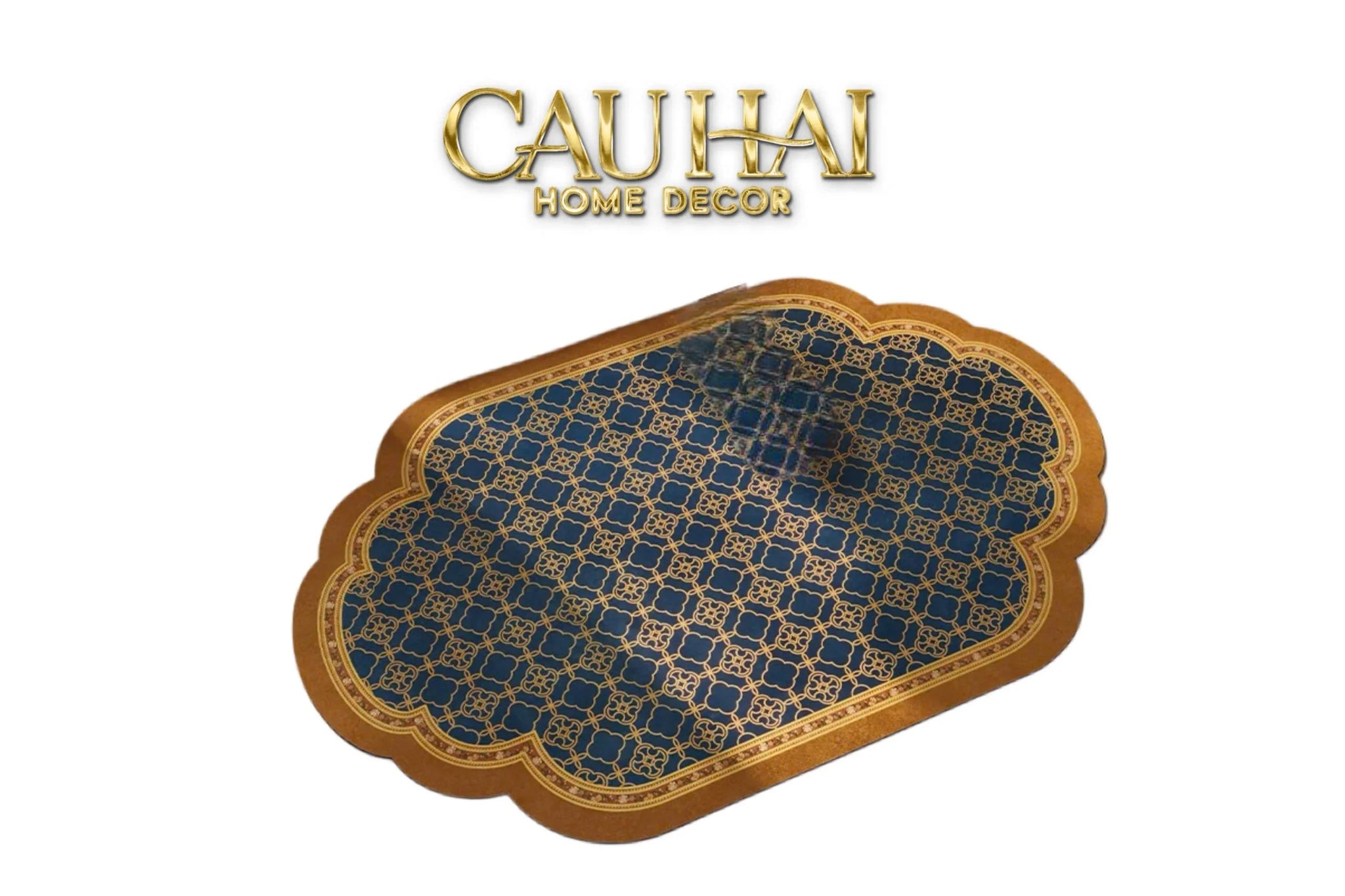 Thảm Cửa Microfiber 80 X 120 - Ming Dynasty Legacy Lattice-THẢM CỬA-CẬU HAI HOME DECOR