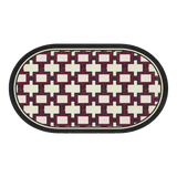 Thảm Cửa Microfiber Gen5 50x80 - Héritage Rouge Carmen Treillis Oval-THẢM CỬA-Đối tác tại Trung Quốc theo từng đơn đặt hàng-CẬU HAI HOME DECOR