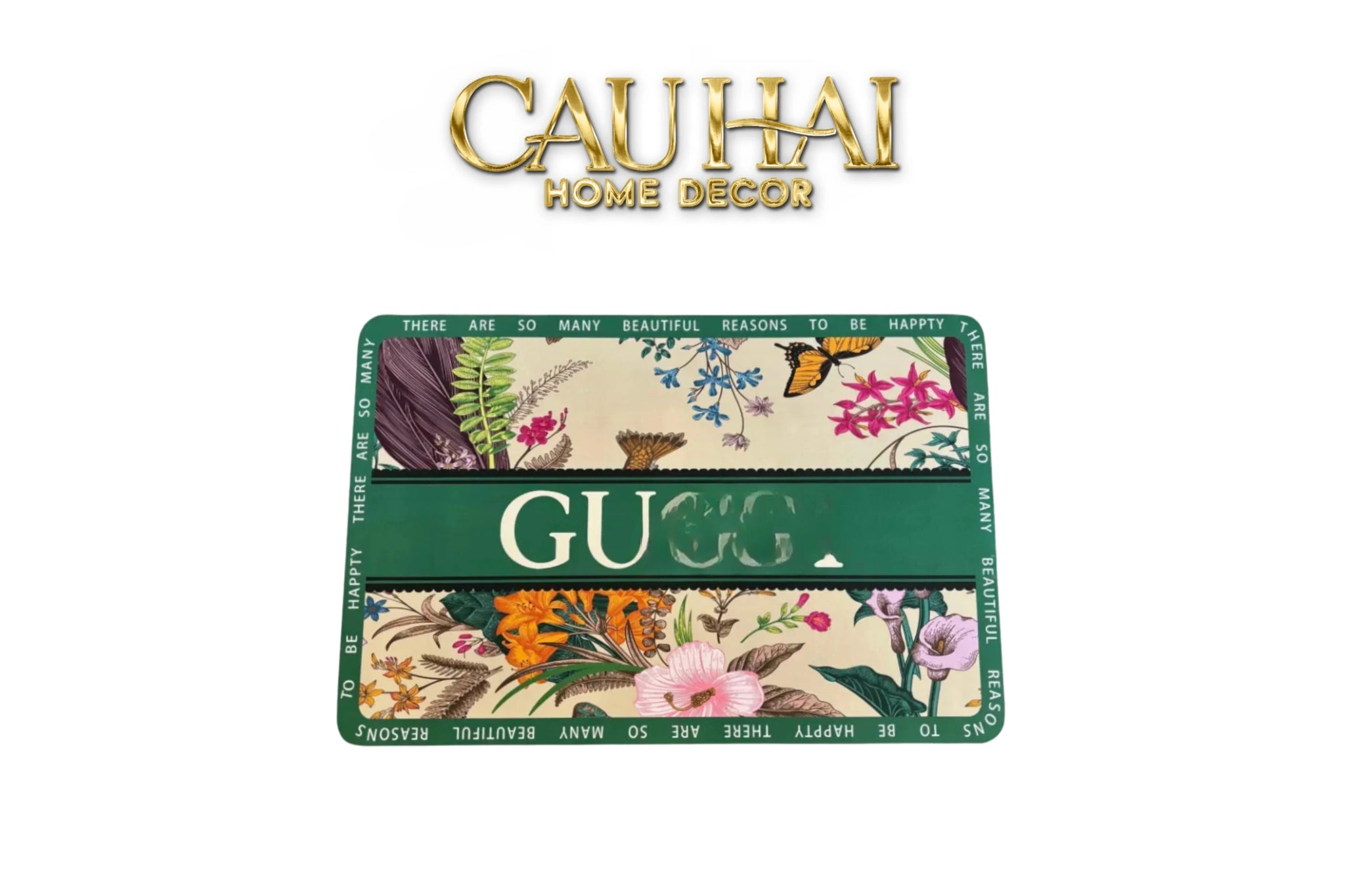 Thảm Cửa Microfiber Gen7 60X90 - Jungle GG Door Mat-THẢM CỬA-CẬU HAI HOME DECOR