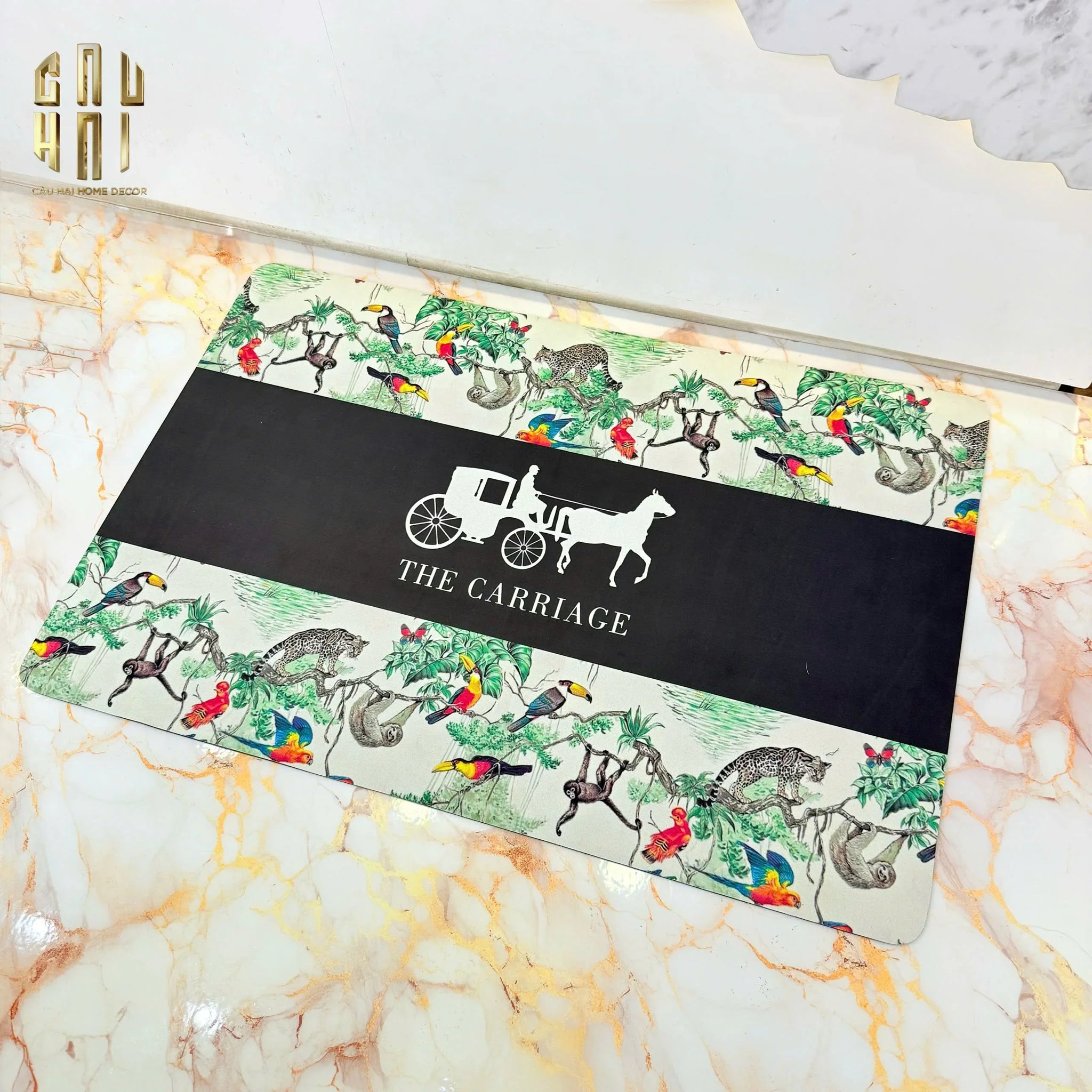 Thảm Cửa Microfiber Gen7 60X90 The Carriage Fw25-THẢM CỬA-CẬU HAI HOME DECOR