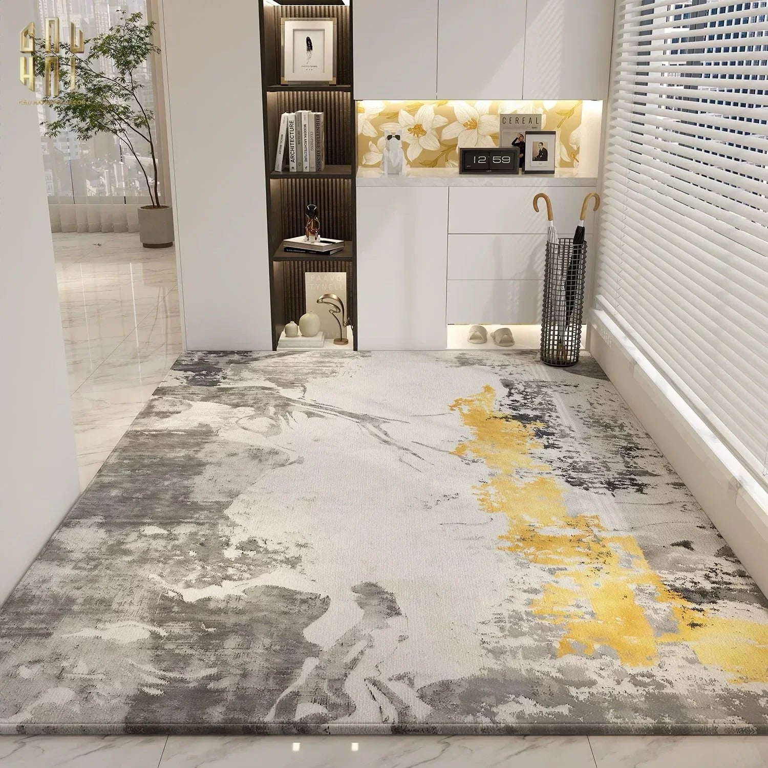 Thảm Cửa Nhung Bỉ 100X140 - Ashton Gold Dust-THẢM CỬA-CẬU HAI HOME DECOR