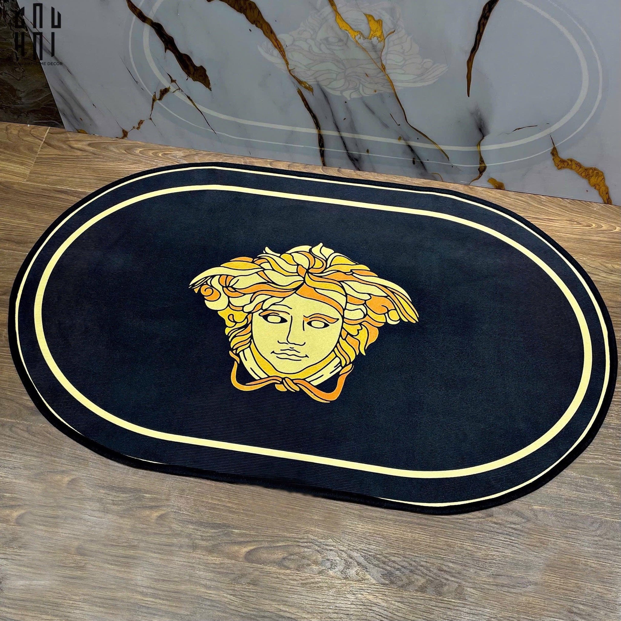 Thảm Cửa Nhung Bỉ 60X100 Golden Medusa Gaze-THẢM CỬA-CẬU HAI HOME DECOR