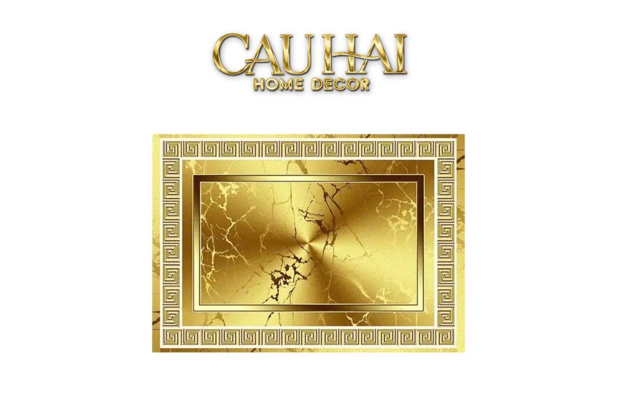 Thảm Cửa Nhung Bỉ - 60X90 Golden Marble Aura-THẢM CỬA-CẬU HAI HOME DECOR