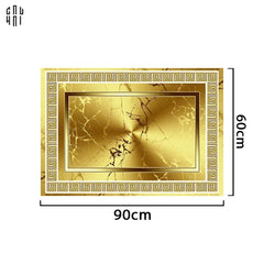 Thảm Cửa Nhung Bỉ - 60X90 Golden Marble Aura-CẬU HAI HOME DECOR