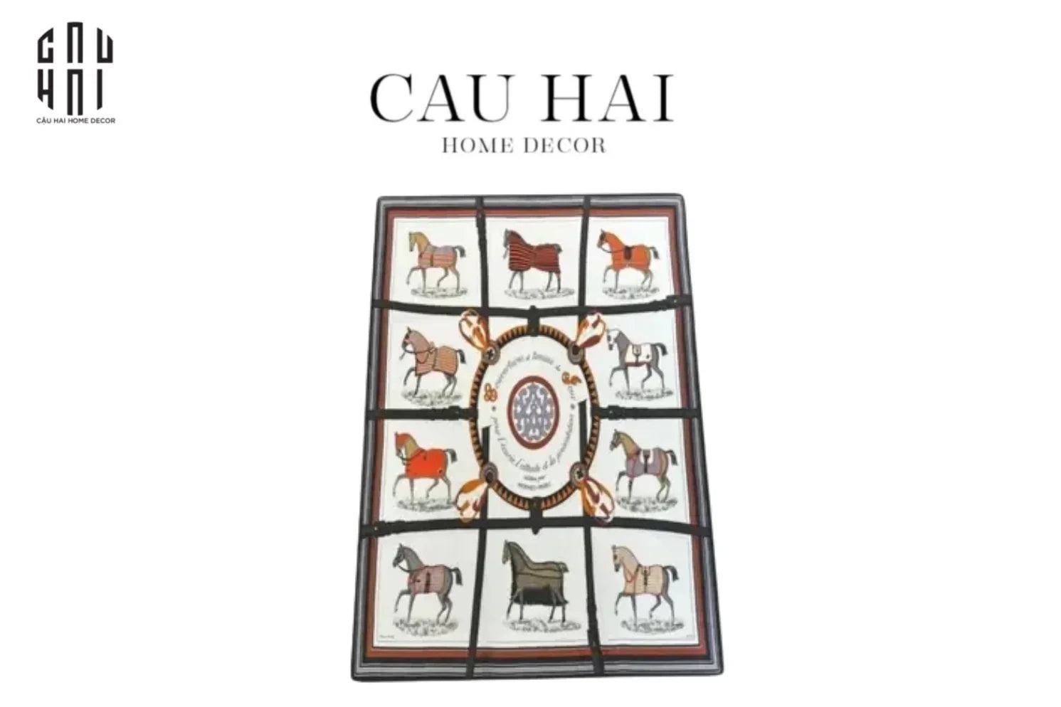 Thảm Cửa Nhung Bỉ 80X120 - Door Mat Le Blanc Renaissance-THẢM CỬA-CẬU HAI HOME DECOR