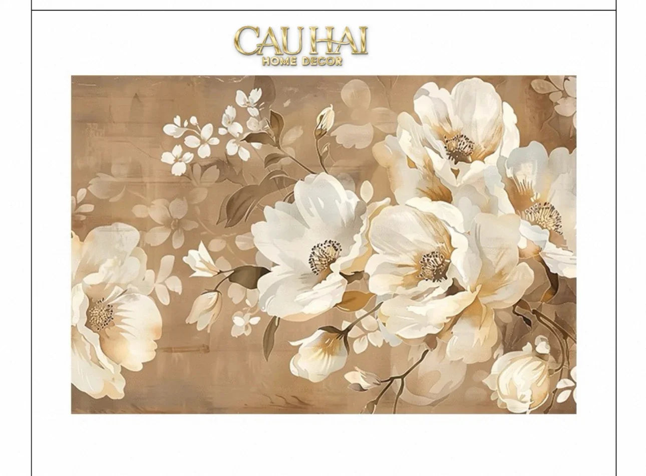 Thảm Cửa Nhung Bỉ 80x120 - Pivoine D’Ivoire Petal Serenity-THẢM CỬA-CẬU HAI HOME DECOR